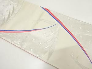 アンティーク　孔雀模様織り出し袋帯（材料）